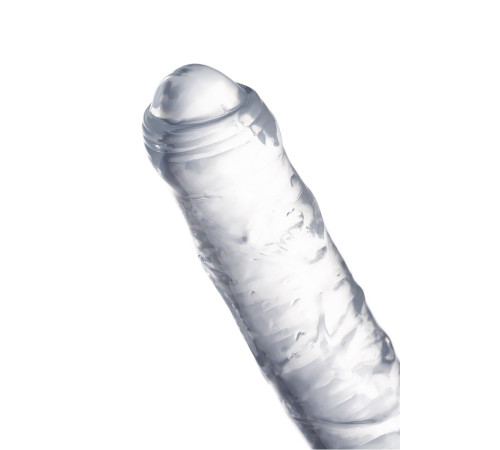 Прозрачный двухсторонний фаллоимитатор Double Dildo - 40 см. Прозрачный двухсторонний фаллоимитатор Double Dildo - 40 см.