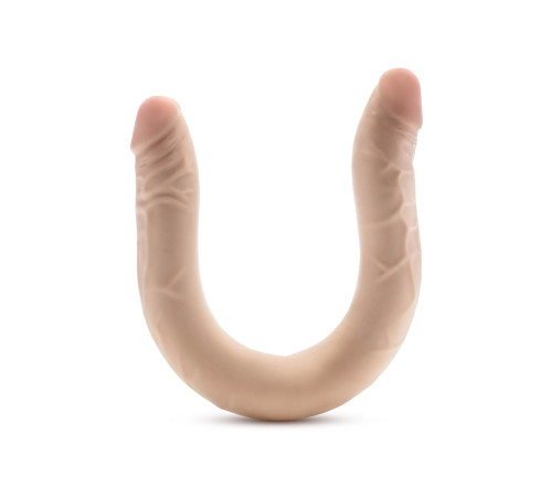 Телесный двусторонний фаллоимитатор 16.5 Inch Double Dong - 41,9 см.