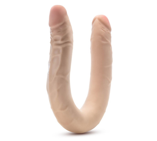 Телесный двусторонний фаллоимитатор 16.5 Inch Double Dong - 41,9 см.