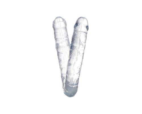 Заказать Прозрачный двухсторонний фаллоимитатор Double Dildo - 40 см. Заказать Прозрачный двухсторонний фаллоимитатор Double Dildo - 40 см.