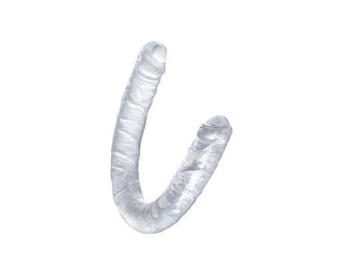 Заказать Прозрачный двухсторонний фаллоимитатор Double Dildo - 40 см. Заказать Прозрачный двухсторонний фаллоимитатор Double Dildo - 40 см.
