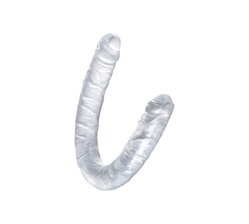 Прозрачный двухсторонний фаллоимитатор Double Dildo - 40 см. Прозрачный двухсторонний фаллоимитатор Double Dildo - 40 см.