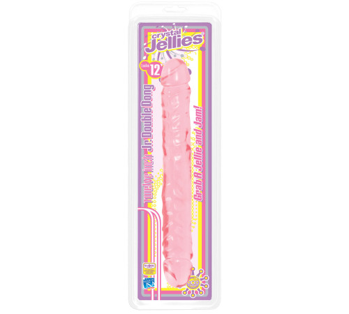Двухсторонний гелевый фаллоимитатор Crystal Jellies 12 Jr. Double Dong - 30,5 см. Двухсторонний гелевый фаллоимитатор Crystal Jellies 12 Jr. Double Dong - 30,5 см.