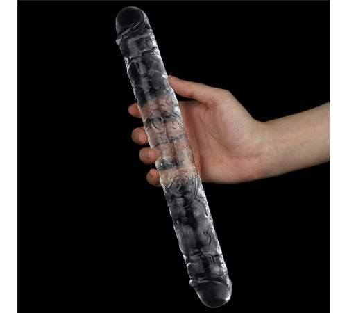 Прозрачный двусторонний фаллоимитатор Flawless Clear Double Dildo - 30 см. Прозрачный двусторонний фаллоимитатор Flawless Clear Double Dildo - 30 см.