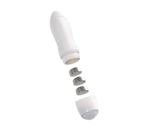 Фиолетовый двухсторонний фаллоимитатор с вибропулей - 35 см.