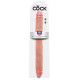 Заказать Телесный двусторонний фаллоимитатор 16 Thick Double Dildo - 40,6 см.