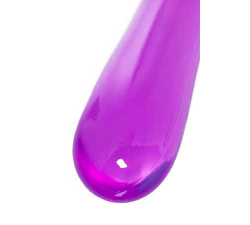 Фиолетовый двусторонний фаллоимитатор Frica - 23 см.