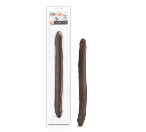 Коричневый двусторонний фаллоимитатор Chocolate 16-Inch Long Dildo - 41,5 см. Коричневый двусторонний фаллоимитатор Chocolate 16-Inch Long Dildo - 41,5 см.