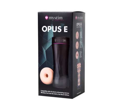Мастурбатор-анус Opus E Donut с возможностью подключения электростимуляции