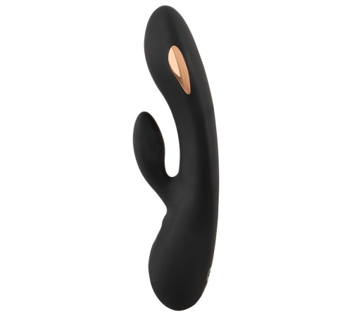 Черный вибратор-кролик с электростимуляцией E-Stim Rabbit Vibrator - 20,5 см.