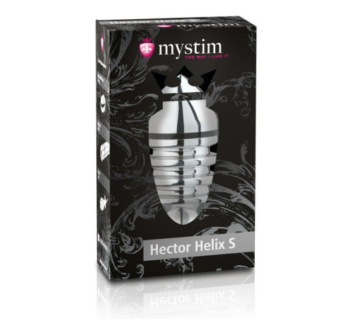 Металлическая анальная пробка Hector Helix Buttplug S - 10 см.
