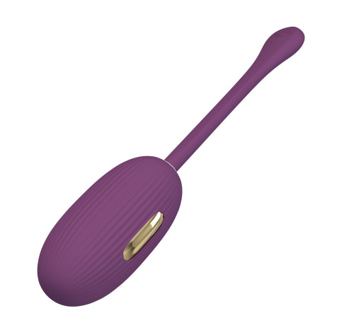 Фиолетовое виброяйцо с электростимуляцией Doreen