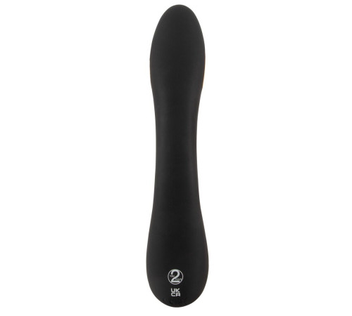 Черный вибратор-кролик с электростимуляцией E-Stim Rabbit Vibrator - 20,5 см.