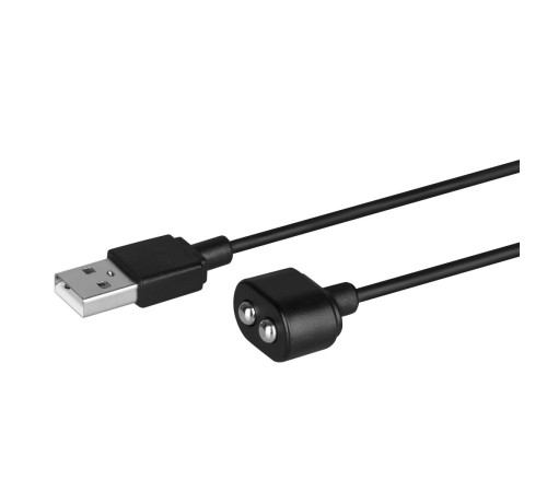 Черный магнитный кабель для зарядки Satisfyer USB Charging Cable