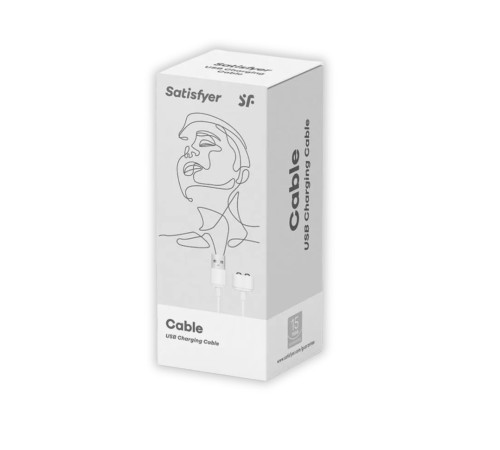 Белый магнитный кабель для зарядки Satisfyer USB Charging Cable