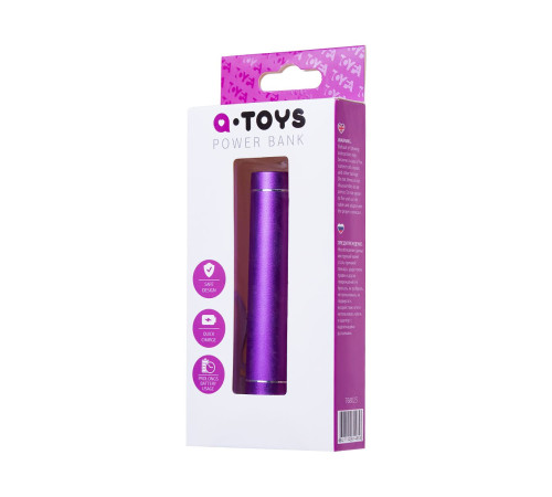 Портативное зарядное устройство A-toys 2400 mAh microUSB