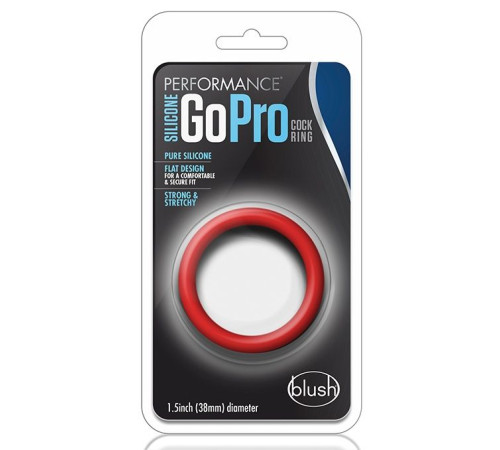 Красное эрекционное кольцо Silicone Go Pro Cock Ring Красное эрекционное кольцо Silicone Go Pro Cock Ring