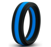 Черно-синее эрекционное кольцо Silicone Go Pro Cock Ring