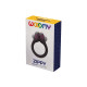 Заказать Черное эрекционное кольцо Zippy Vibrating Ring With Bullet