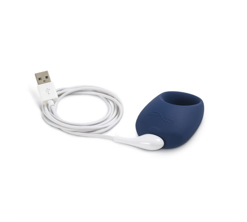 Синее эрекционное виброкольцо We-vibe Pivot