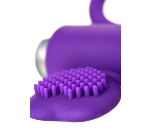 Фиолетовое виброкольцо с ресничками JOS PERY