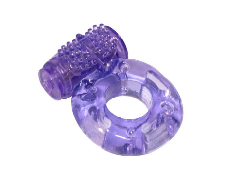 Заказать Фиолетовое эрекционное кольцо с вибрацией Rings Axle-pin
