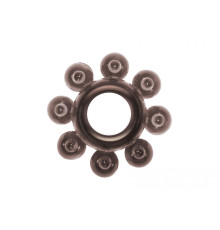 Чёрное эрекционное кольцо Rings Bubbles