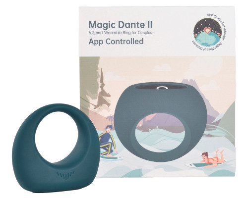Заказать Бирюзовое эрекционное smart-кольцо Magic Motion Dante II Заказать Бирюзовое эрекционное smart-кольцо Magic Motion Dante II