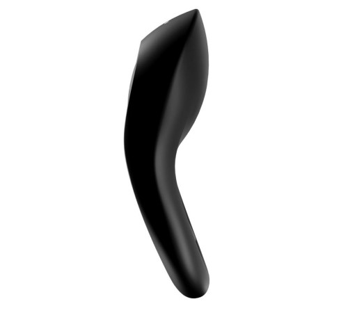 Черное эрекционное виброкольцо Legendary Duo