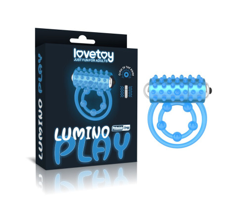 Заказать Голубое, светящееся в темноте виброкольцо Lumino Play Vibrating Penis Ring Заказать Голубое, светящееся в темноте виброкольцо Lumino Play Vibrating Penis Ring