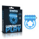 Заказать Голубое, светящееся в темноте виброкольцо Lumino Play Vibrating Penis Ring