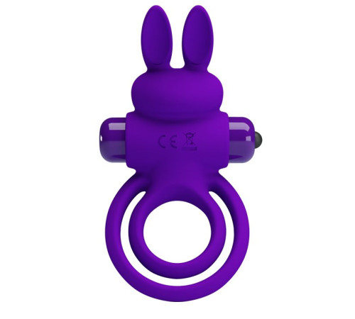 Фиолетовое эрекционное кольцо с вибростимуляцией клитора Vibrant Penis Ring III Фиолетовое эрекционное кольцо с вибростимуляцией клитора Vibrant Penis Ring III