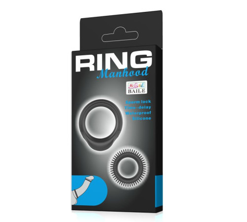 Набор эрекционных колец Ring Manhood Набор эрекционных колец Ring Manhood