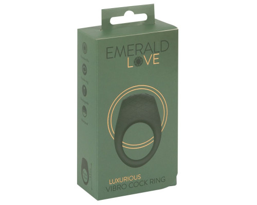 Заказать Зеленое эрекционное виброкольцо Luxurious Vibro Cock Ring