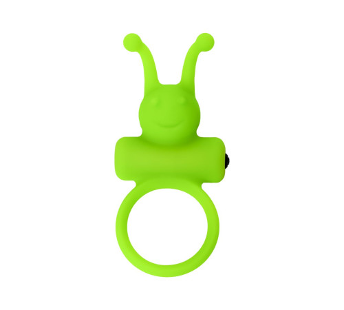 Зеленое эрекционное виброкольцо на пенис Cock Ring