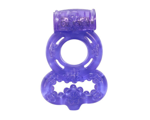 Заказать Фиолетовое эрекционное кольцо Rings Treadle с подхватом