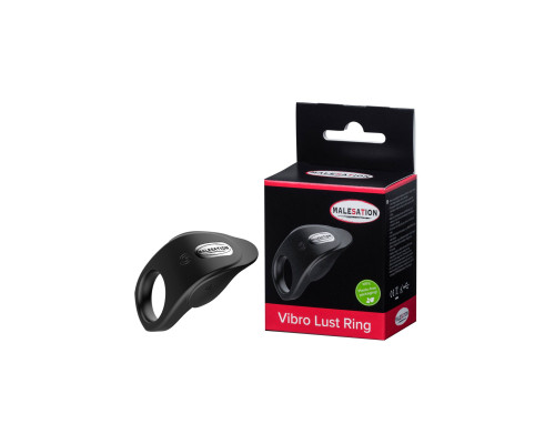 Заказать Черное эрекционное виброкольцо Vibro Lust Ring