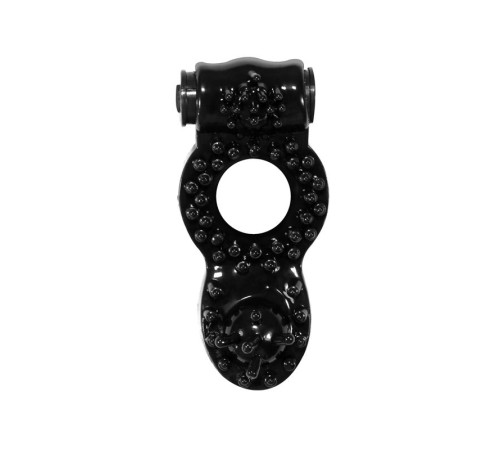 Чёрное эрекционное кольцо Rings Ringer