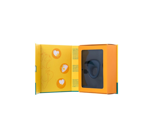 Синее эрекционное кольцо на пенис Satisfyer Power Ring