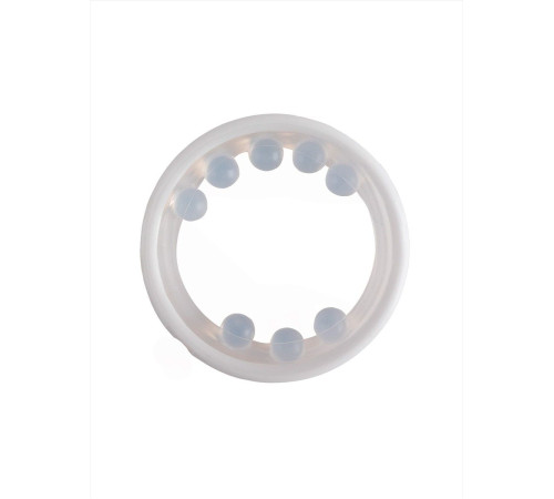 Эрекционное кольцо со стимулирующими шариками сверху и снизу