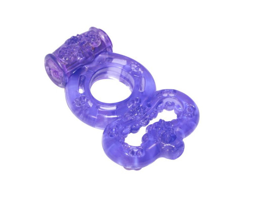 Заказать Фиолетовое эрекционное кольцо Rings Treadle с подхватом