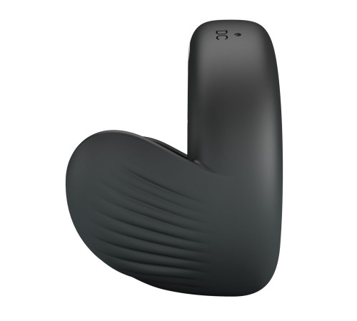 Черное эрекционное виброкольцо Quentin