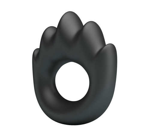 Черное эрекционное кольцо Habert
