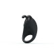Заказать Чёрное эрекционное кольцо с вибрацией Rabbit Vibrator