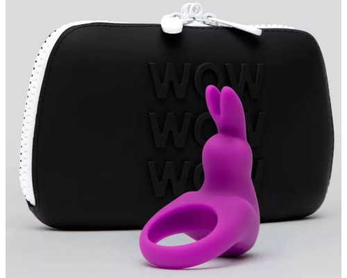 Заказать Фиолетовое эрекционное виброкольцо Happy Rabbit Cock Ring Kit