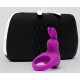 Заказать Фиолетовое эрекционное виброкольцо Happy Rabbit Cock Ring Kit