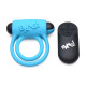 Заказать Голубое эрекционное виброкольцо 28X Remote Control Vibrating Cock Ring Bullet