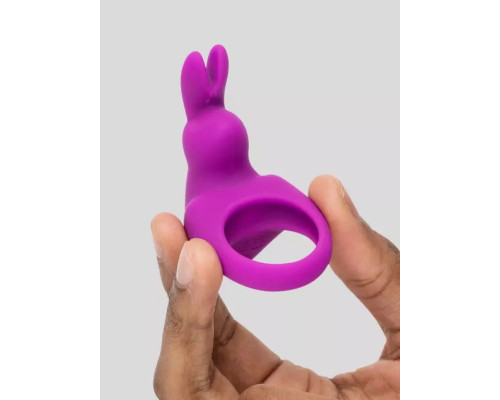 Заказать Фиолетовое эрекционное виброкольцо Happy Rabbit Cock Ring Kit