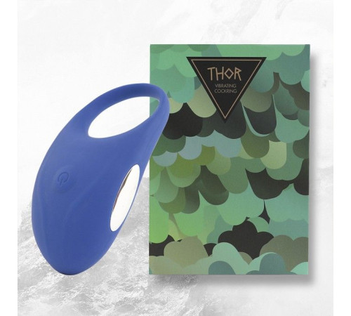 Синее кольцо с вибрацией Thor Cockring Синее кольцо с вибрацией Thor Cockring