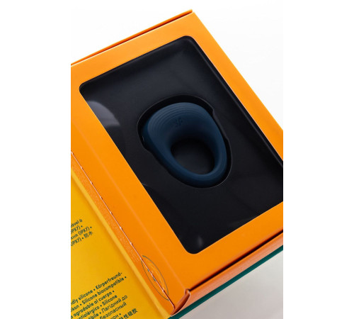 Синее эрекционное кольцо на пенис Satisfyer Power Ring